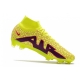 Nike Zoom Mercurial Superfly 9 Elite Firm Ground Yellow Red Black Football Boots