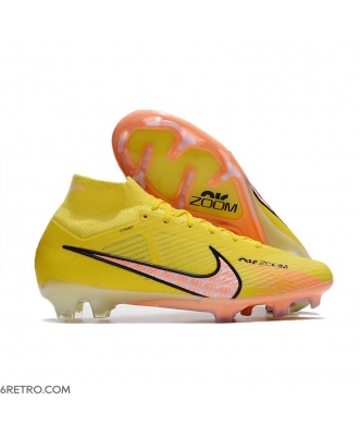 Nike Zoom Mercurial Superfly 9 Elite Firm Ground Yellow Strike Sunse Glow Doll Football Boots