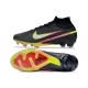 Nike Zoom Mercurial Superfly 9 Elite MR Firm Ground Black Silver Volt Football Boots