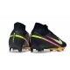 Nike Zoom Mercurial Superfly 9 Elite MR Firm Ground Black Silver Volt Football Boots