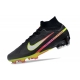 Nike Zoom Mercurial Superfly 9 Elite MR Firm Ground Black Silver Volt Football Boots