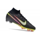 Nike Zoom Mercurial Superfly 9 Elite MR Firm Ground Black Silver Volt Football Boots