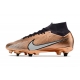Nike Zoom Mercurial Superfly 9 Elite SG Bronze Black White Football Boots