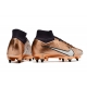 Nike Zoom Mercurial Superfly 9 Elite SG Bronze Black White Football Boots