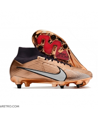 Nike Zoom Mercurial Superfly 9 Elite SG Bronze Black White Football Boots
