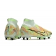 Nike Zoom Mercurial Superfly 9 Elite SG Green Dark Blue Orange Football Boots