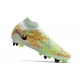 Nike Zoom Mercurial Superfly 9 Elite SG Green Dark Blue Orange Football Boots