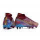 Nike Zoom Mercurial Superfly 9 Elite SG KM Dark Beetroot Mtlc Vivid Gold Football Boots