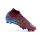 Nike Zoom Mercurial Superfly 9 Elite SG KM Dark Beetroot Mtlc Vivid Gold Football Boots