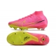 Nike Zoom Mercurial Superfly 9 Elite SG Pink Blast Volt Gridiron Football Boots