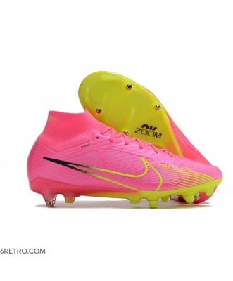 Nike Zoom Mercurial Superfly 9 Elite SG Pink Blast Volt Gridiron Football Boots