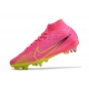 Nike Zoom Mercurial Superfly 9 Elite SG Pink Blast Volt Gridiron Football Boots