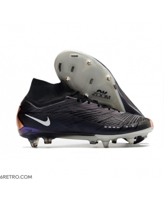 Nike Zoom Mercurial Superfly 9 Elite SG Retro - Black Copper Metallic White Football Boots