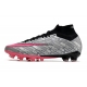 Nike Zoom Mercurial Superfly 9 Elite XXV AG-Pro Metallic Silver Hyper Pink Black Football Boots