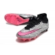 Nike Zoom Mercurial Superfly 9 Elite XXV AG-Pro Metallic Silver Hyper Pink Black Football Boots