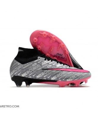 Nike Zoom Mercurial Superfly 9 Elite XXV AG-Pro Metallic Silver Hyper Pink Black Football Boots