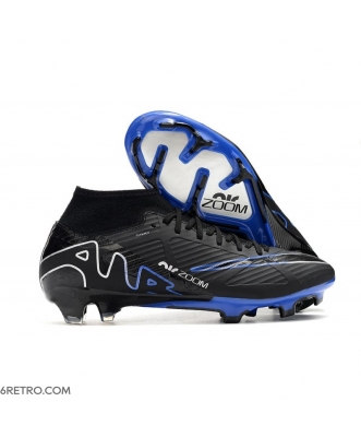 Nike Zoom Mercurial Superfly IX Elite Grass Black Chrome Hyper Royal Football Boots