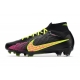 Nike Zoom Mercurial Superfly IX Elite Grass Black Yellow Pink Football Boots