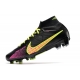 Nike Zoom Mercurial Superfly IX Elite Grass Black Yellow Pink Football Boots
