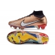 Nike Zoom Mercurial Superfly IX Elite Grass Gold White Blue Football Boots