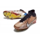 Nike Zoom Mercurial Superfly IX Elite Grass Gold White Blue Football Boots