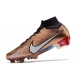 Nike Zoom Mercurial Superfly IX Elite Grass Gold White Blue Football Boots