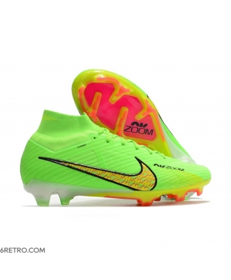 Nike Zoom Mercurial Superfly IX Elite Grass Green Yellow Football Boots