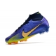 Nike Zoom Mercurial Superfly IX Elite Grass Purple Yellow Football Boots