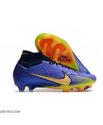 Nike Zoom Mercurial Superfly IX Elite Grass Purple Yellow Football Boots