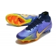 Nike Zoom Mercurial Superfly IX Elite Grass Purple Yellow Football Boots