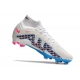 Nike Zoom Mercurial Superfly IX Elite Grass White Blue Black Football Boots