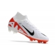 Nike Zoom Mercurial Superfly IX Elite Grass White Bright Crimson Black Football Boots