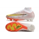 Nike Zoom Mercurial Superfly IX Elite Grass White Gold Silver Football Boots