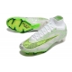 Nike Zoom Mercurial Superfly IX Elite Grass White Green Football Boots Nike Zoom Mercurial Superfly IX Elite Grass White Green Football Boots