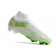 Nike Zoom Mercurial Superfly IX Elite Grass White Green Football Boots Nike Zoom Mercurial Superfly IX Elite Grass White Green Football Boots