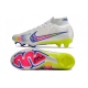 Nike Zoom Mercurial Superfly IX Elite Grass White Pink Volt Football Boots