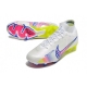 Nike Zoom Mercurial Superfly IX Elite Grass White Pink Volt Football Boots