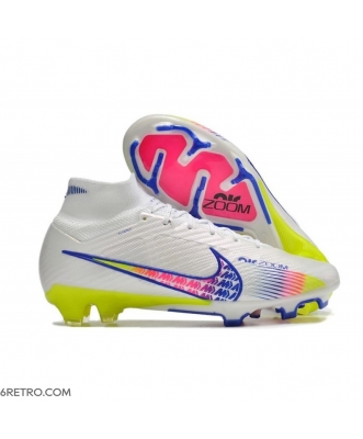 Nike Zoom Mercurial Superfly IX Elite Grass White Pink Volt Football Boots