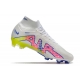 Nike Zoom Mercurial Superfly IX Elite Grass White Pink Volt Football Boots