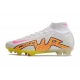 Nike Zoom Mercurial Superfly IX Elite Grass White Pink Yellow Football Boots