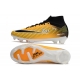 Nike Zoom Mercurial Superfly IX Elite Grass Yellow Black White Football Boots