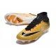 Nike Zoom Mercurial Superfly IX Elite Grass Yellow Black White Football Boots