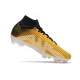 Nike Zoom Mercurial Superfly IX Elite Grass Yellow Black White Football Boots