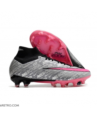 Nike Zoom Mercurial Superfly IX Elite XXV Firm Ground Metallic Silver Hyper Pink Black Football Boots