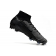 Nike Zoom Mercurial Superfly X Elite Firm Ground Black Deep Jungle Football Boots
