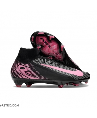 Nike Zoom Mercurial Superfly X Elite Firm Ground Black Pink Football Boots