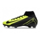 Nike Zoom Mercurial Superfly X Elite Firm Ground Black Volt Football Boots