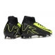 Nike Zoom Mercurial Superfly X Elite Firm Ground Black Volt Football Boots