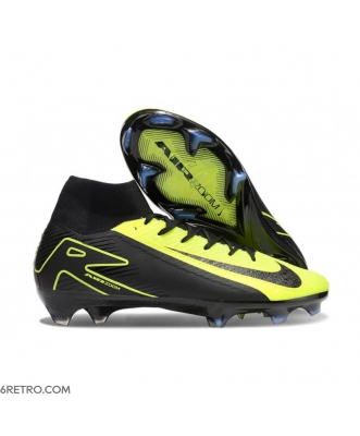 Nike Zoom Mercurial Superfly X Elite Firm Ground Black Volt Football Boots