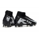 Nike Zoom Mercurial Superfly X Elite Firm Ground Black White Football Boots
